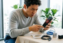 حل مشكلة الهاتف لا يشحن رغم توصيل الشاحن