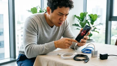 حل مشكلة الهاتف لا يشحن رغم توصيل الشاحن