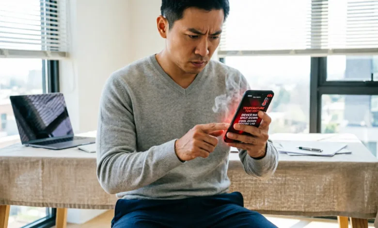 حل مشكلة سخونة الهاتف أثناء الاستخدام