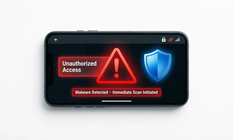علامات اختراق الهاتف وكيفية حماية البيانات الشخصية