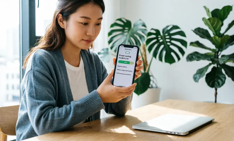 توفير استهلاك بطارية الهاتف وتحسين عمرها